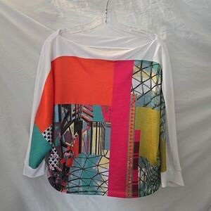 Volt‎ Design Au Naturel Art To Wear Pullover Knit Sweater Top Size 2 Taille